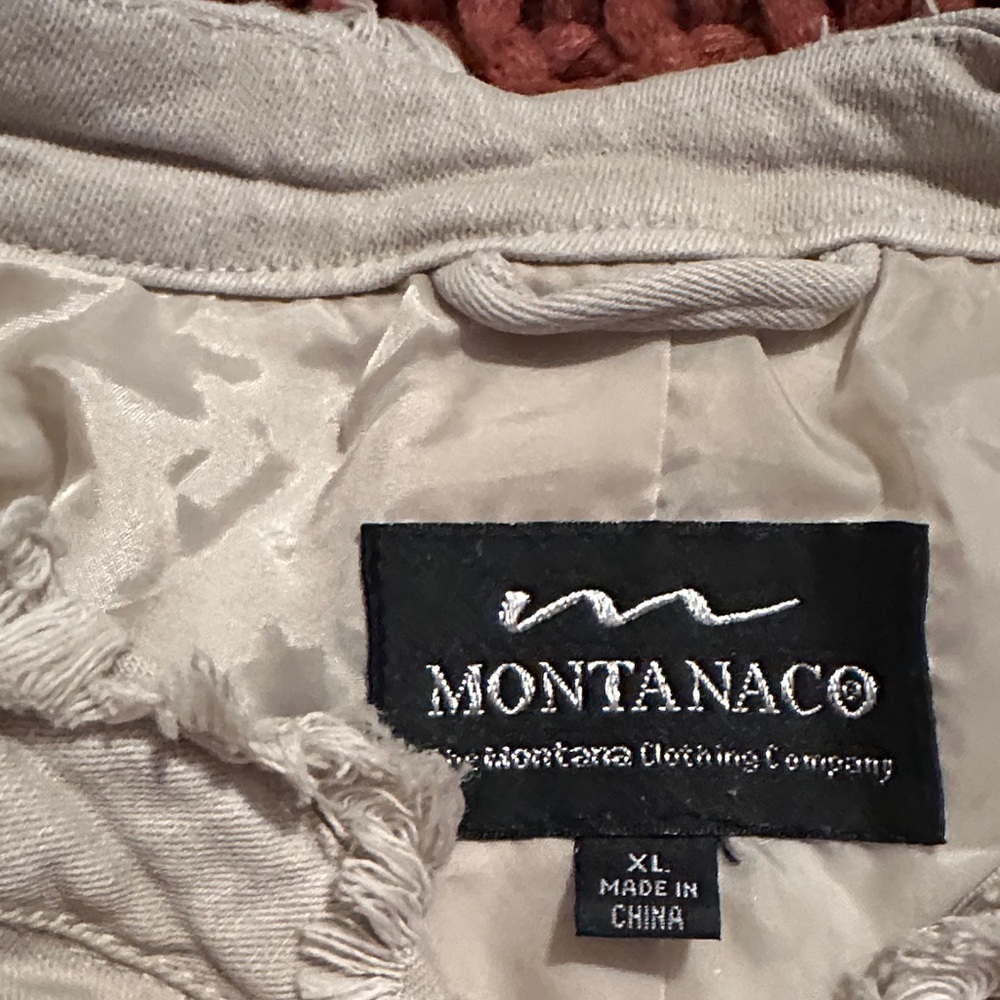 Montanaco Women's Cream Jean Jacket - Picture 2 of 9